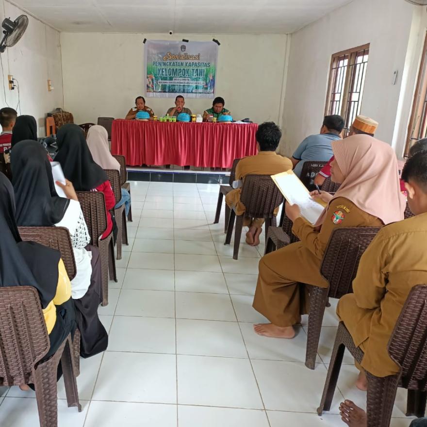 Sosialisasi Peningkatan Kapasitas Kelompok Tani Digelar di Desa Lamata